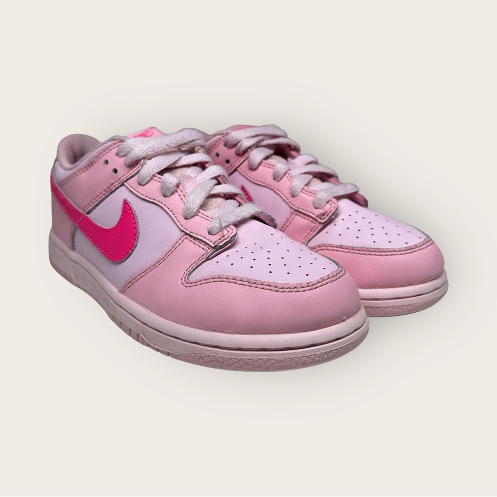 EUC | Nike | Dunk Low | Triple Pink | Girls 3Y US